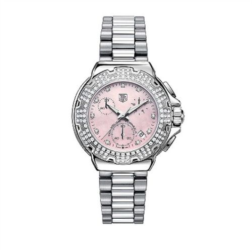 TAG Heuer Formula 1 Quartz Chronograph 37 Stainless Steel / Diamond / Pink MOP - Diamond / Bracelet